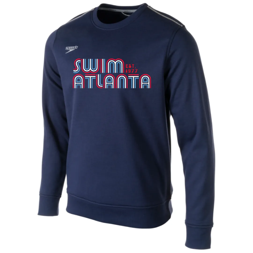 Speedo Fleece Crew Neck Sweatshirt Retro Gamer (Customized) - Swim Atlanta