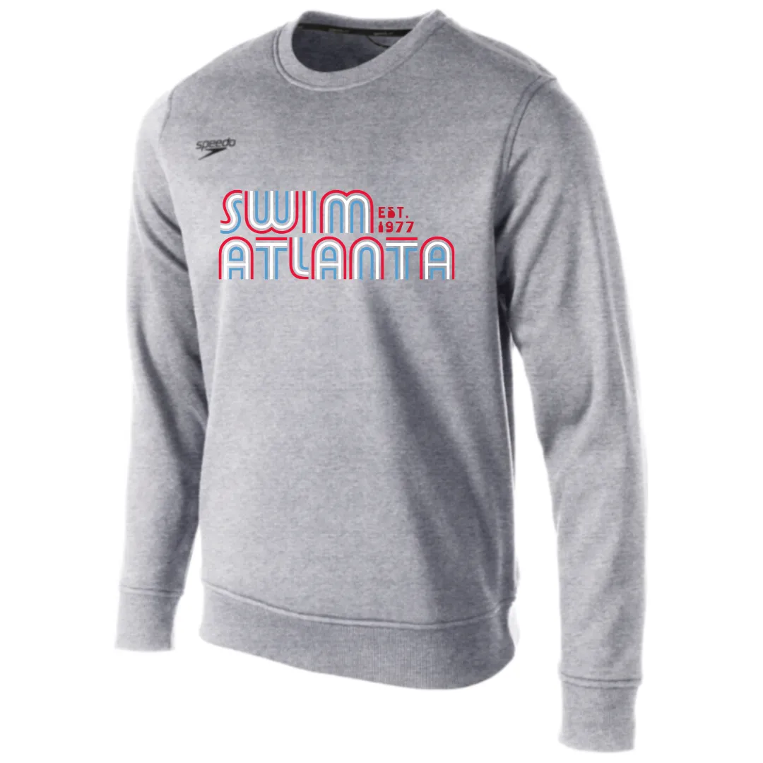 Speedo Fleece Crew Neck Sweatshirt Retro Gamer (Customized) - Swim Atlanta