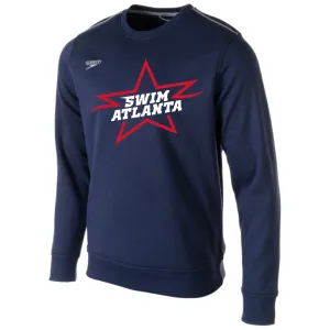 Speedo Fleece Crew Neck Sweatshirt Star Logo (Customized) - Swim Atlanta