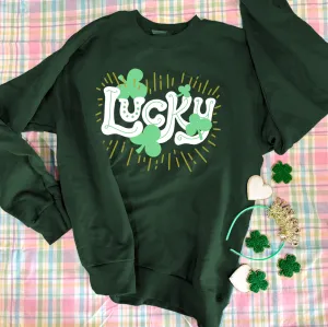 ST. PATTY 2024: Lucky & Shamrocks (SWEATSHIRT)