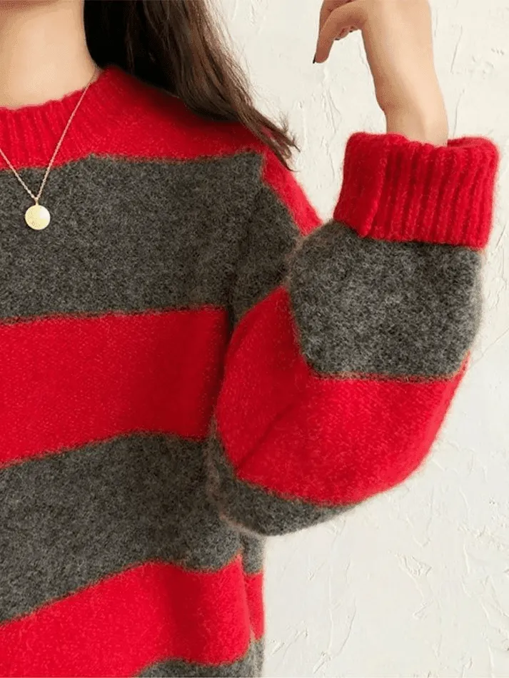 Stripe Pullover Sweater