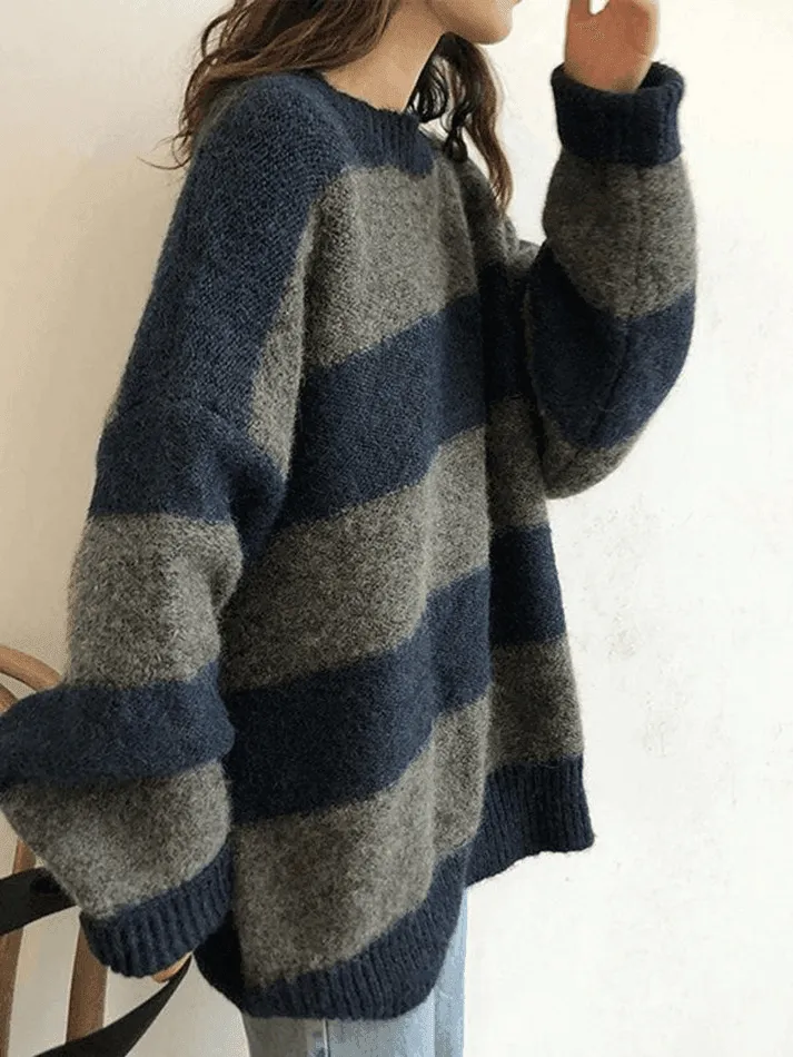 Stripe Pullover Sweater