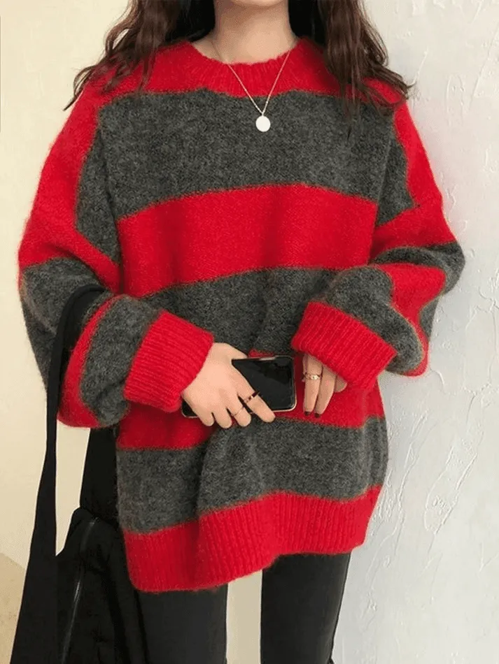 Stripe Pullover Sweater