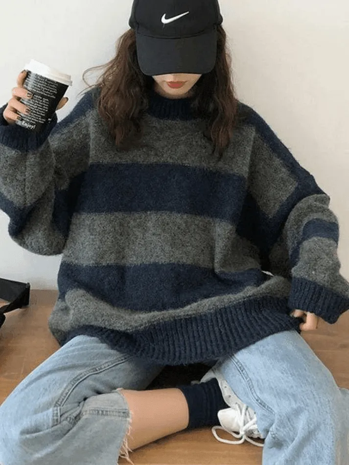 Stripe Pullover Sweater