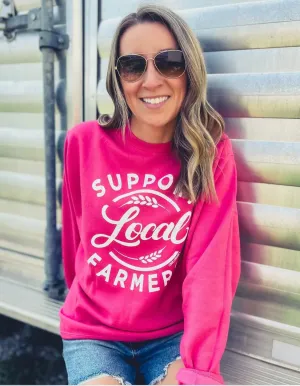 Support Local Farmers - Crewneck Sweatshirt