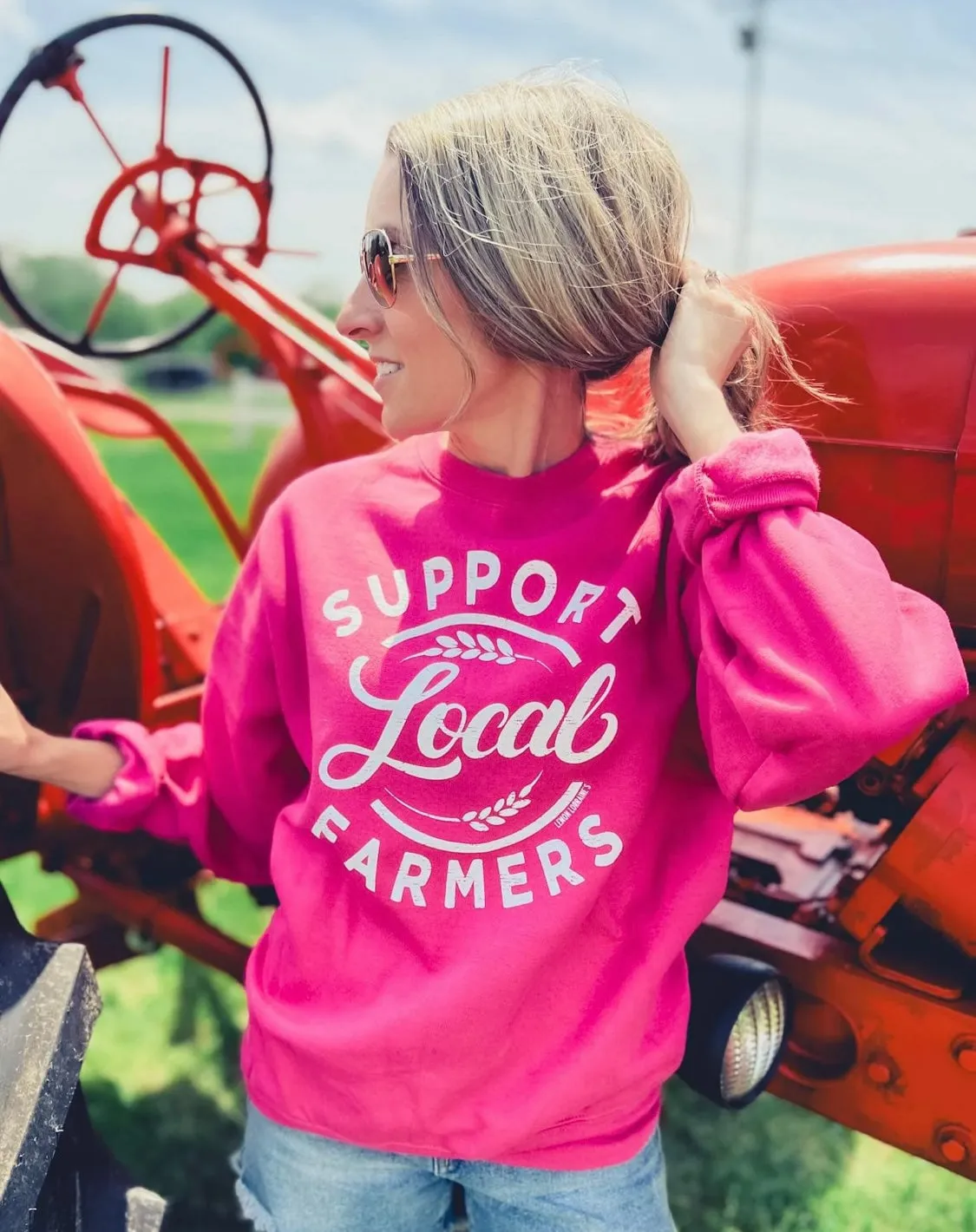 Support Local Farmers - Crewneck Sweatshirt