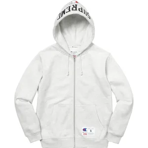 Supreme Champion Arc Logo Zip Up Sweat - Ash Grey