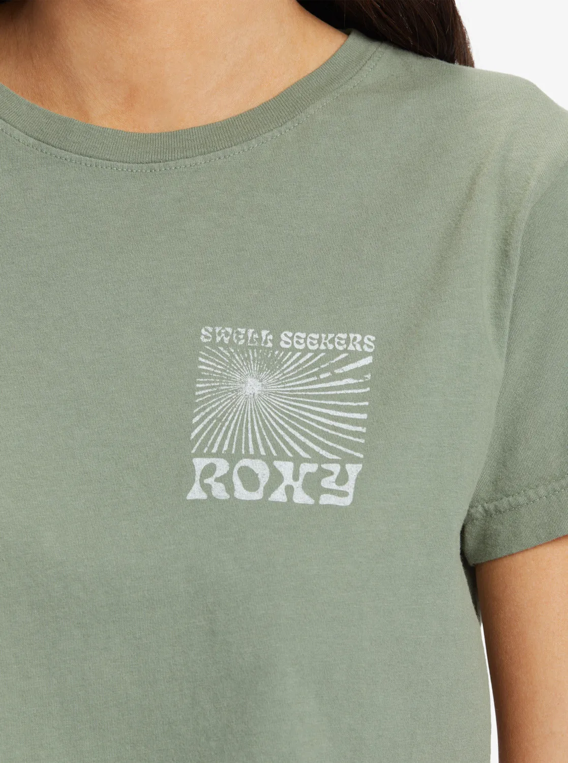 Swell Seekers Boyfriend T-Shirt - Agave Green