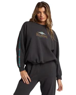 Swipe Right Sweatshirt in Black Sands