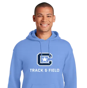 The Citadel Block C Star logo, Sports - Track & Field,  Heavy Blend™ Hooded Unisex Sweatshirt