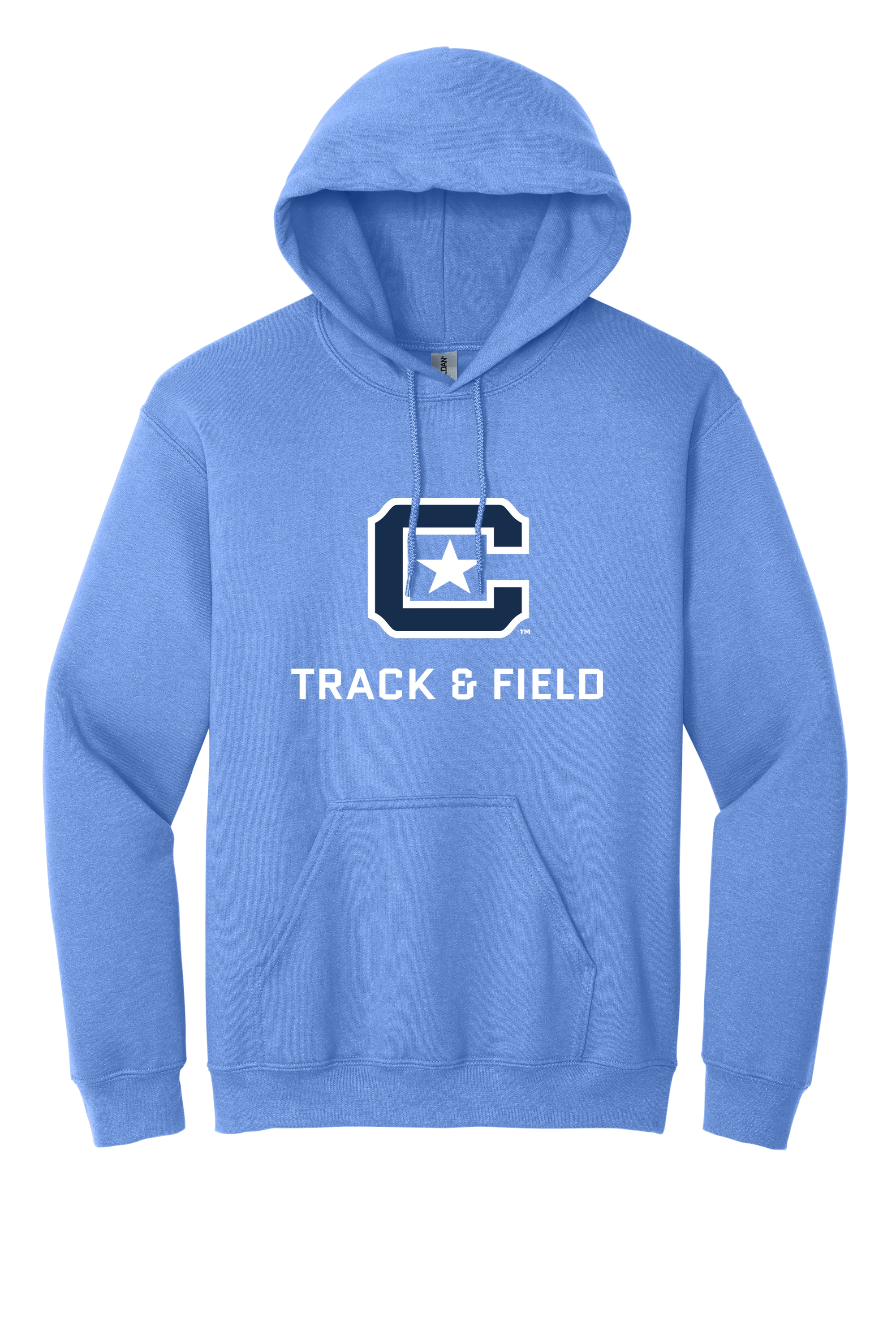 The Citadel Block C Star logo, Sports - Track & Field,  Heavy Blend™ Hooded Unisex Sweatshirt