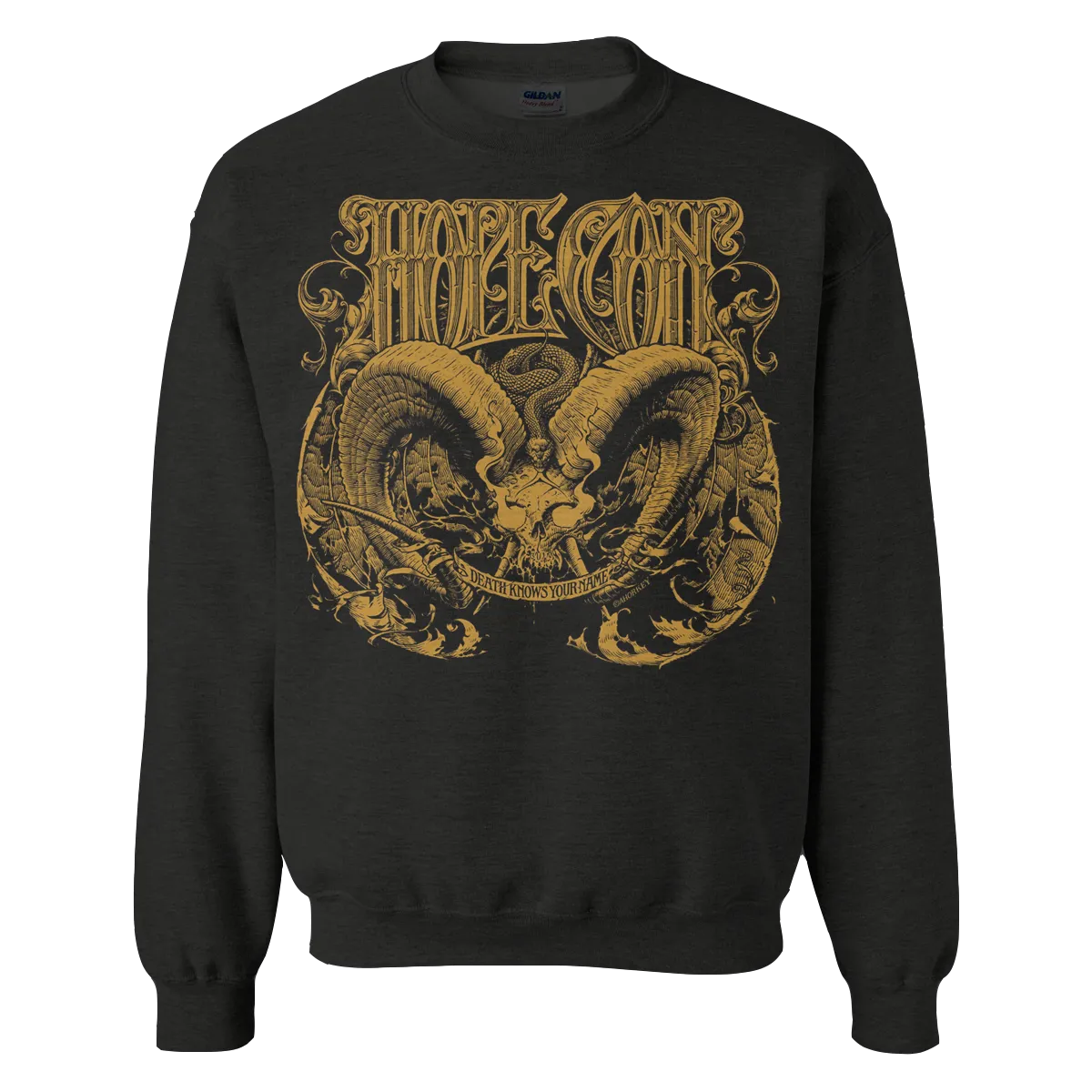 The Hope Conspiracy "Death Knows Your Name" Crew Neck Sweatshirt