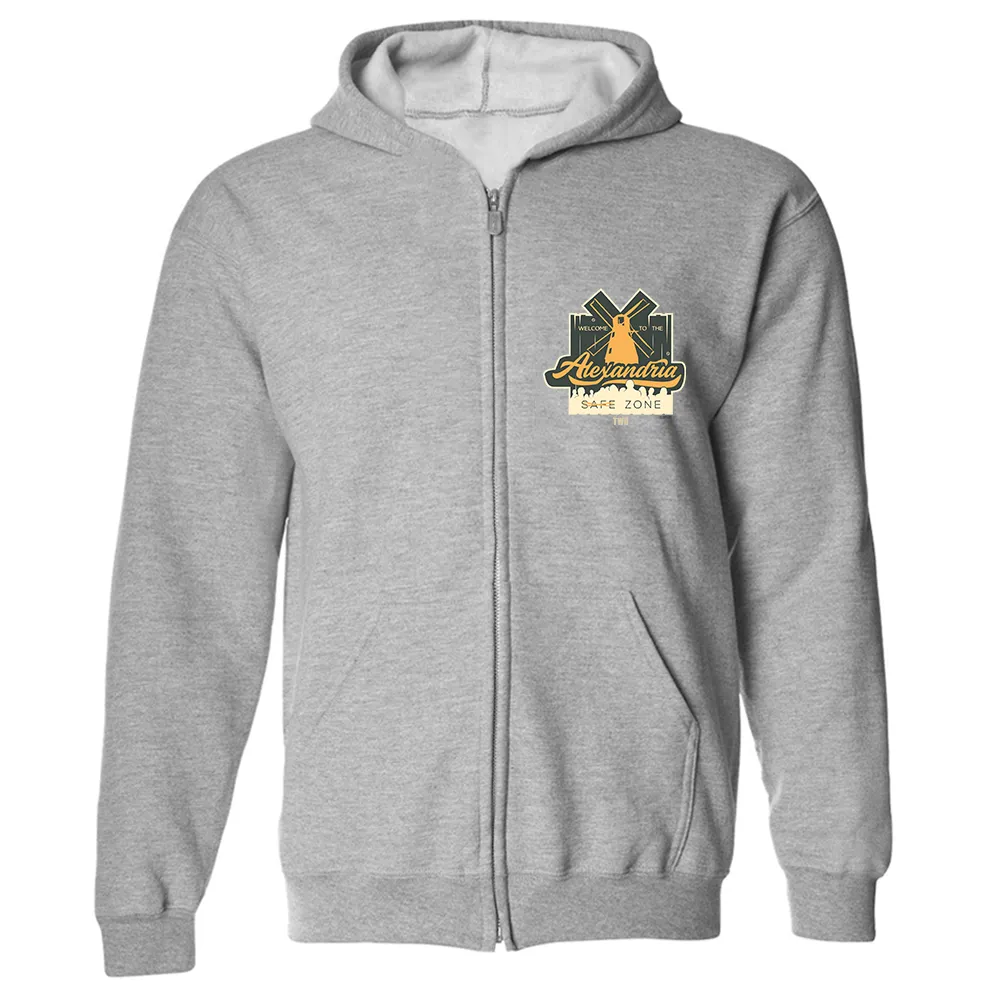 The Walking Dead Alexandria Fleece Zip-Up Hooded Sweatshirt