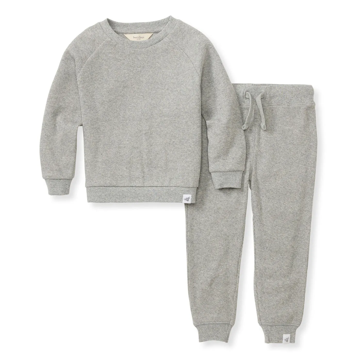 Thermal Top and Pants Set - Heather Grey