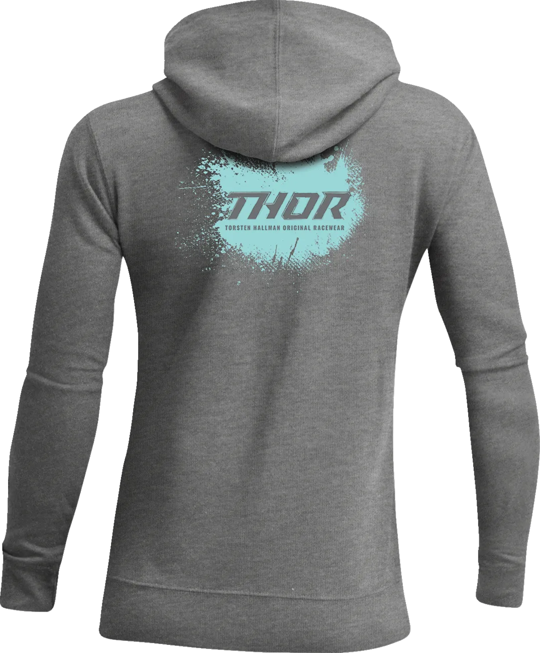 THOR Women's Aerosol Fleece Zip-Up Sweatshirt - Heather Gunmetal - XL 3051-1218