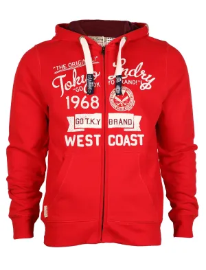 Tokyo Laundry Edvard hoodie in red