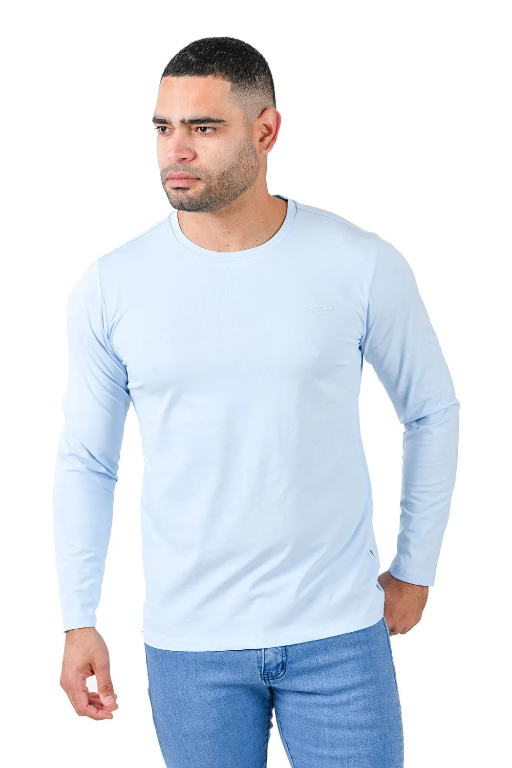 Trendy basics Long Sleeve Crew Neck T-Shirt 2