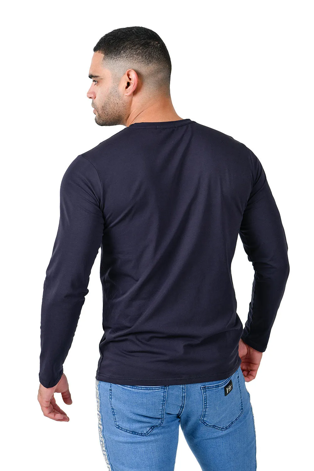 Trendy basics Long Sleeve Crew Neck T-Shirt 2