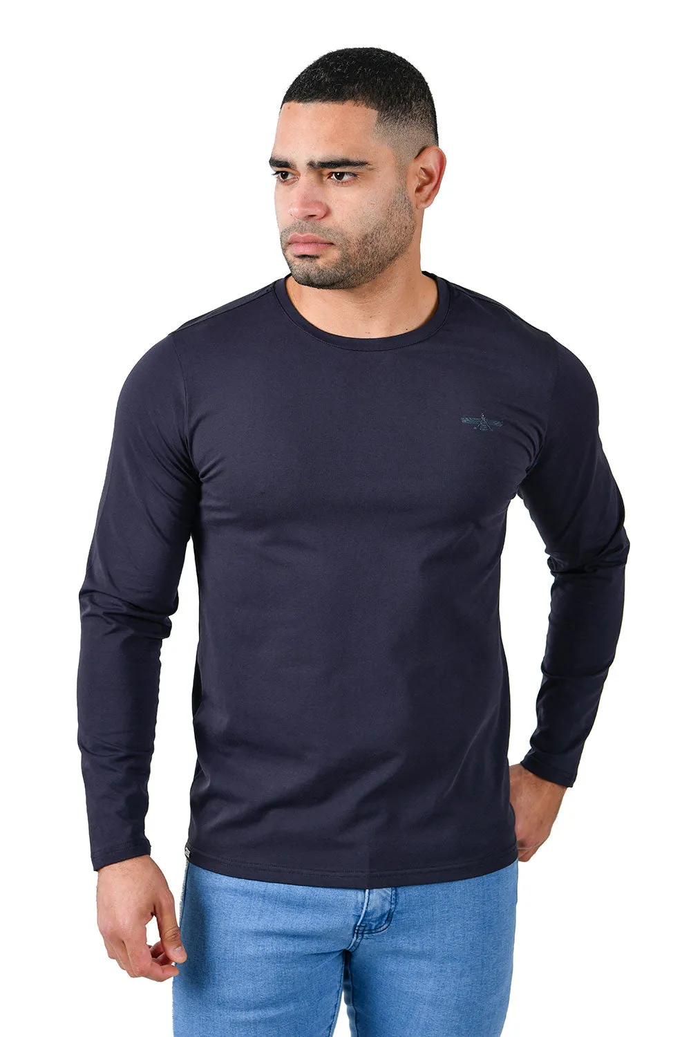 Trendy basics Long Sleeve Crew Neck T-Shirt 2