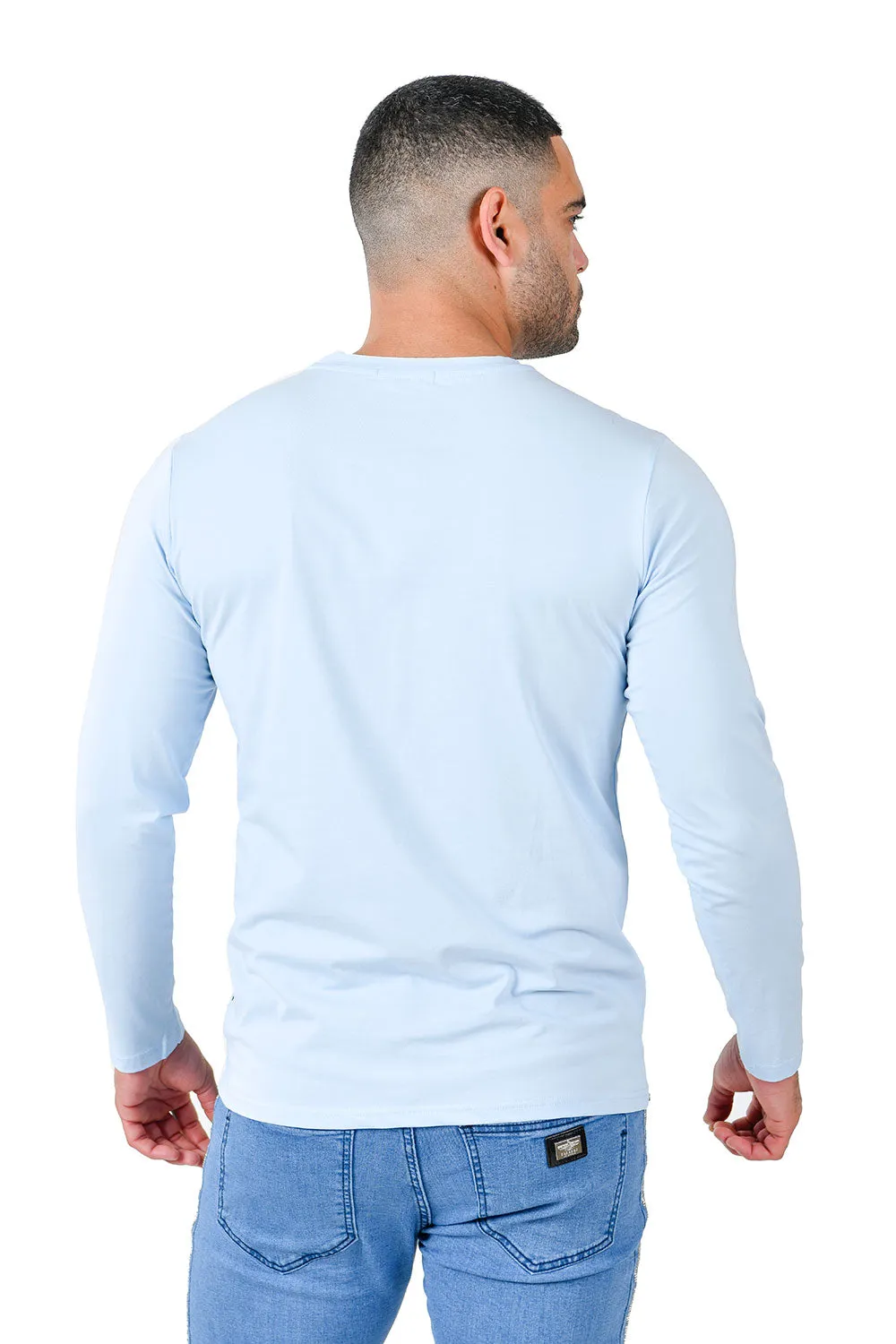 Trendy basics Long Sleeve Crew Neck T-Shirt 2