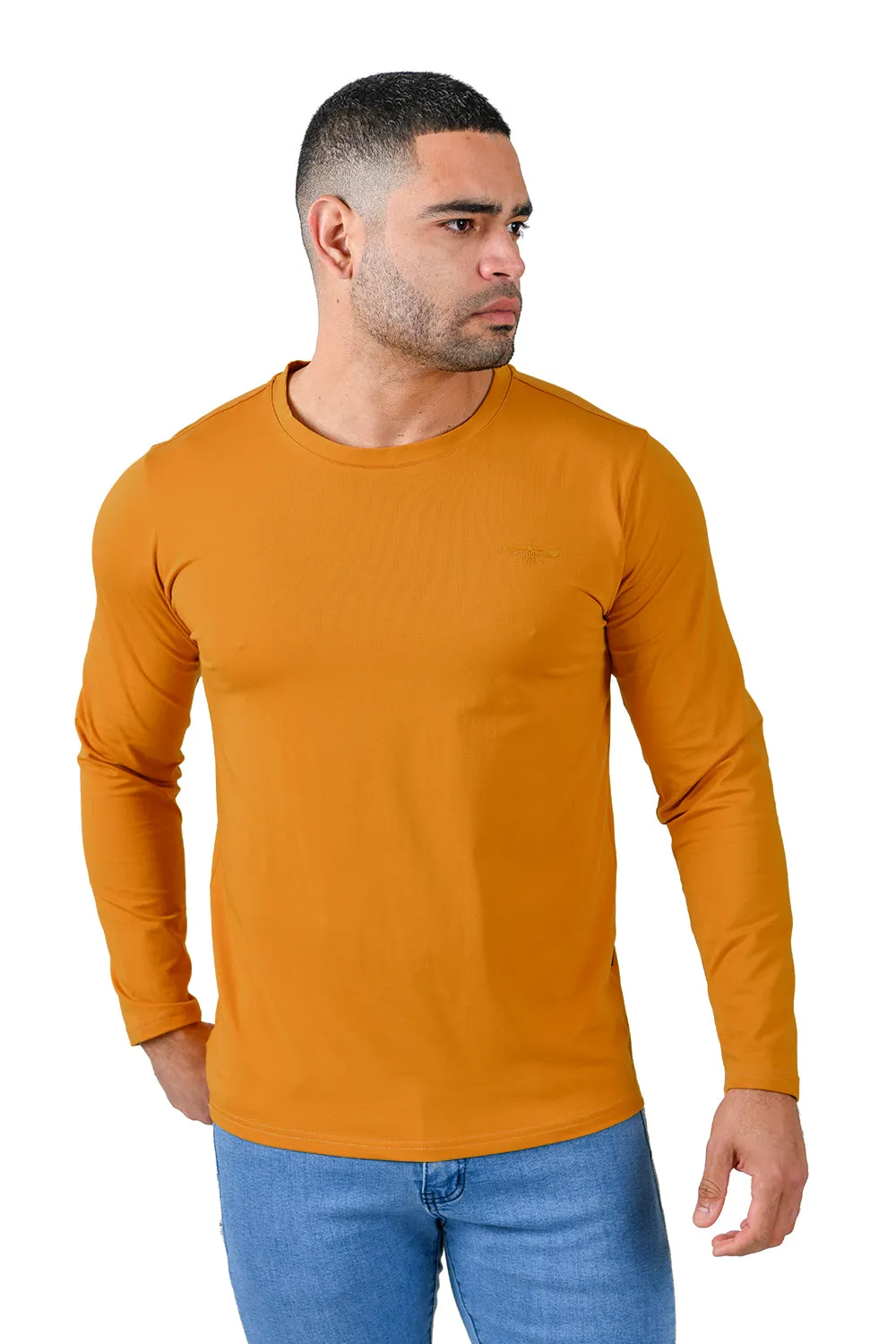 Trendy basics Long Sleeve Crew Neck T-Shirt 2