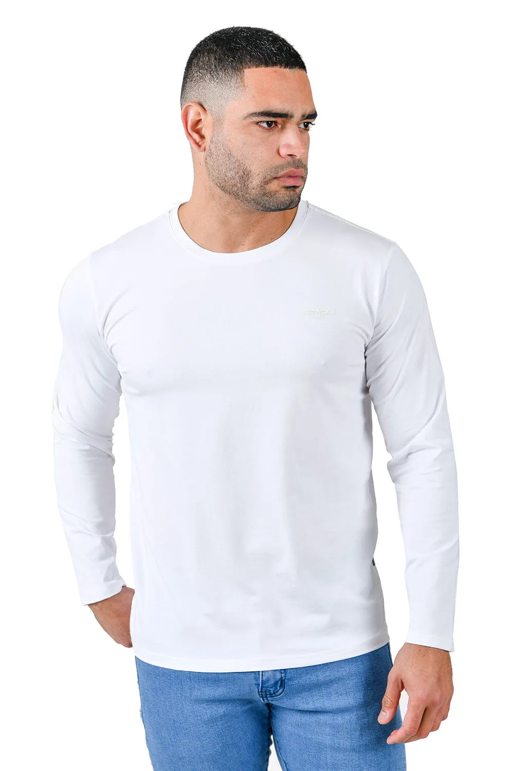 Trendy basics Long Sleeve Crew Neck T-Shirt 2