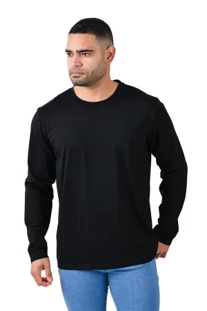 Trendy basics Long Sleeve Crew Neck T-Shirt 2