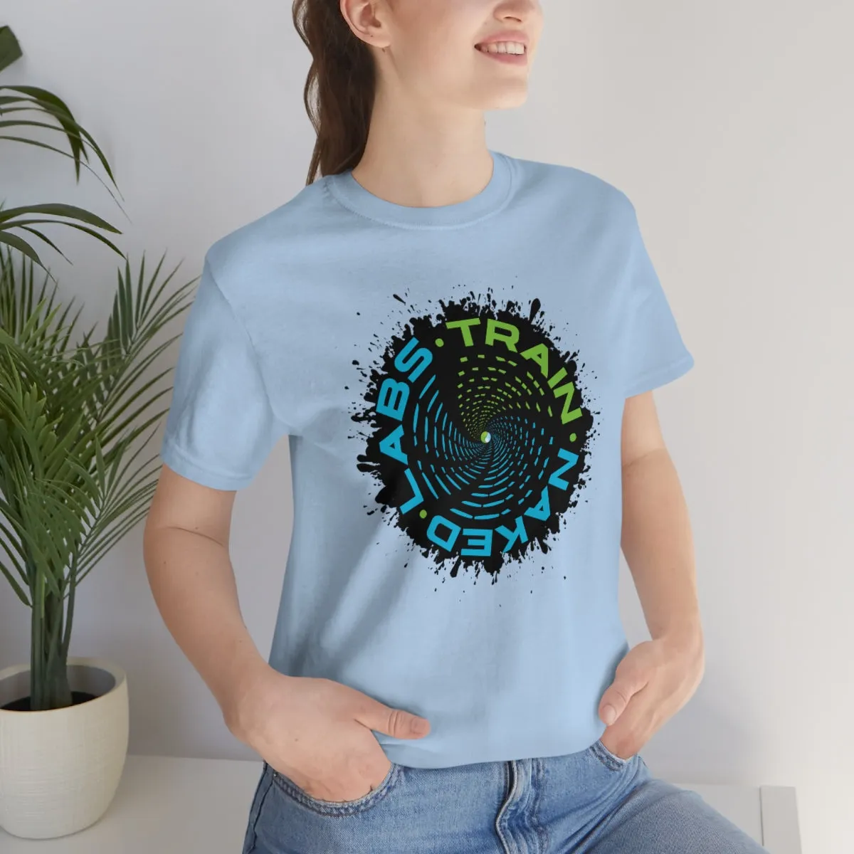 Unisex Train Naked Vortex Jersey Short Sleeve Tee