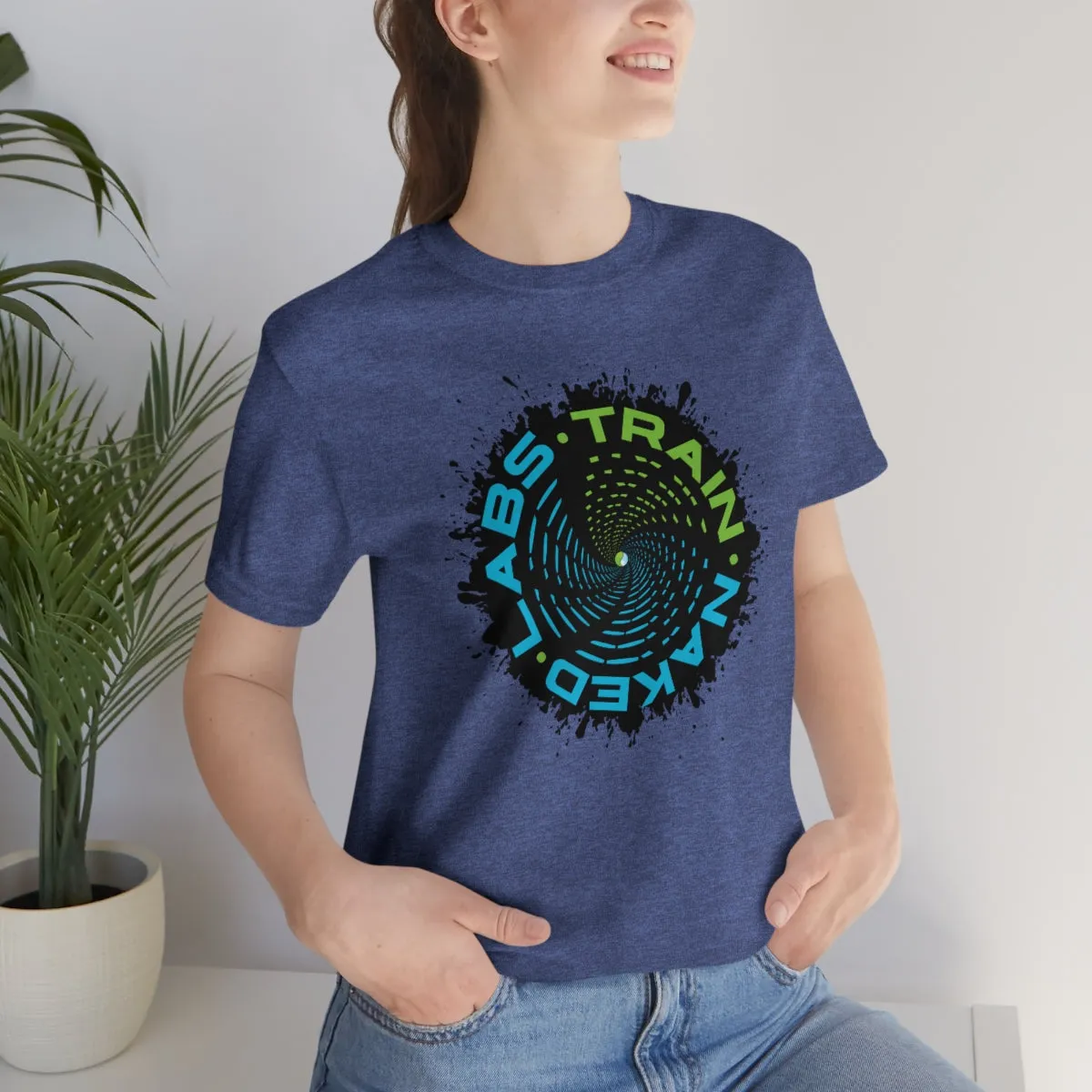 Unisex Train Naked Vortex Jersey Short Sleeve Tee