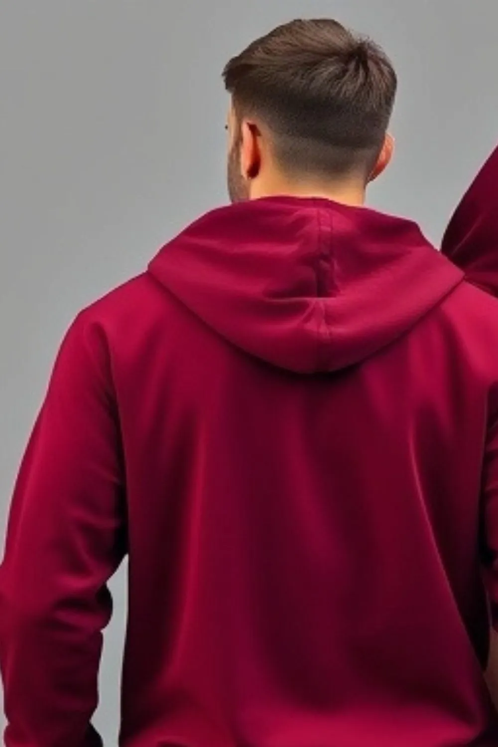 UrGear Comfortable Men's Maroon Hooded Sweatshirts