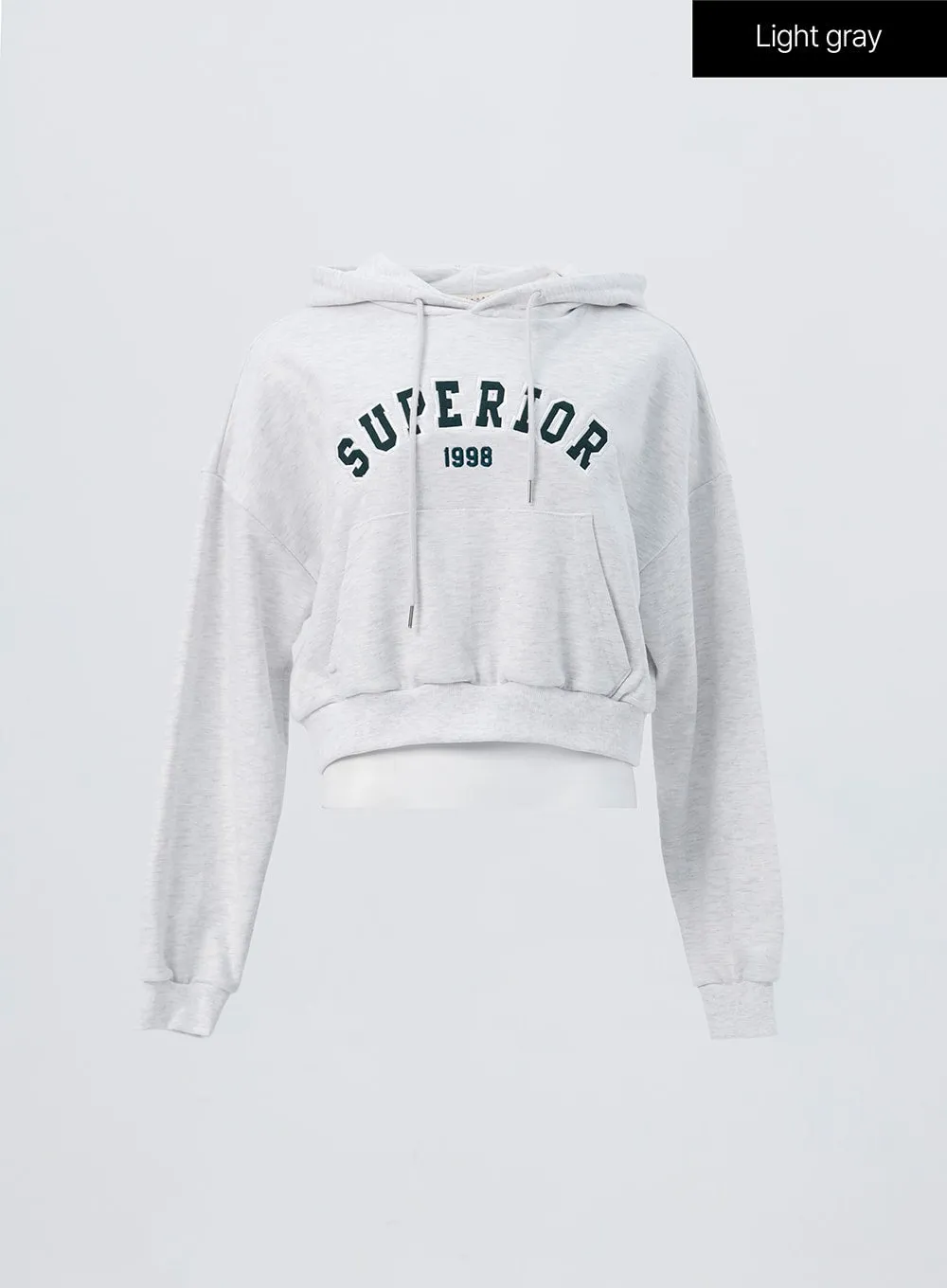 Varsity Cropped Hooded Sweatshirt OS326