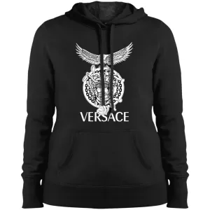 Versace Supervip Logo T-shirt Women Hooded Sweatshirt