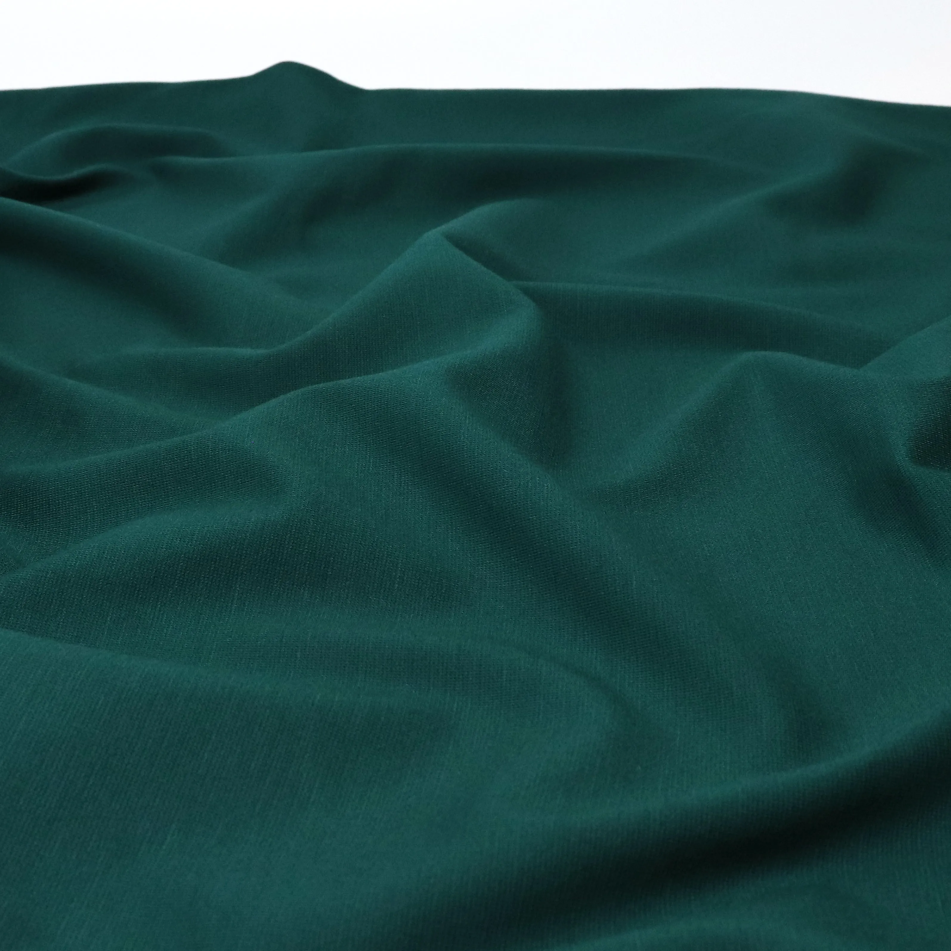 Viscose Ponte Di Roma - Spruce Green - END OF BOLT 30cm