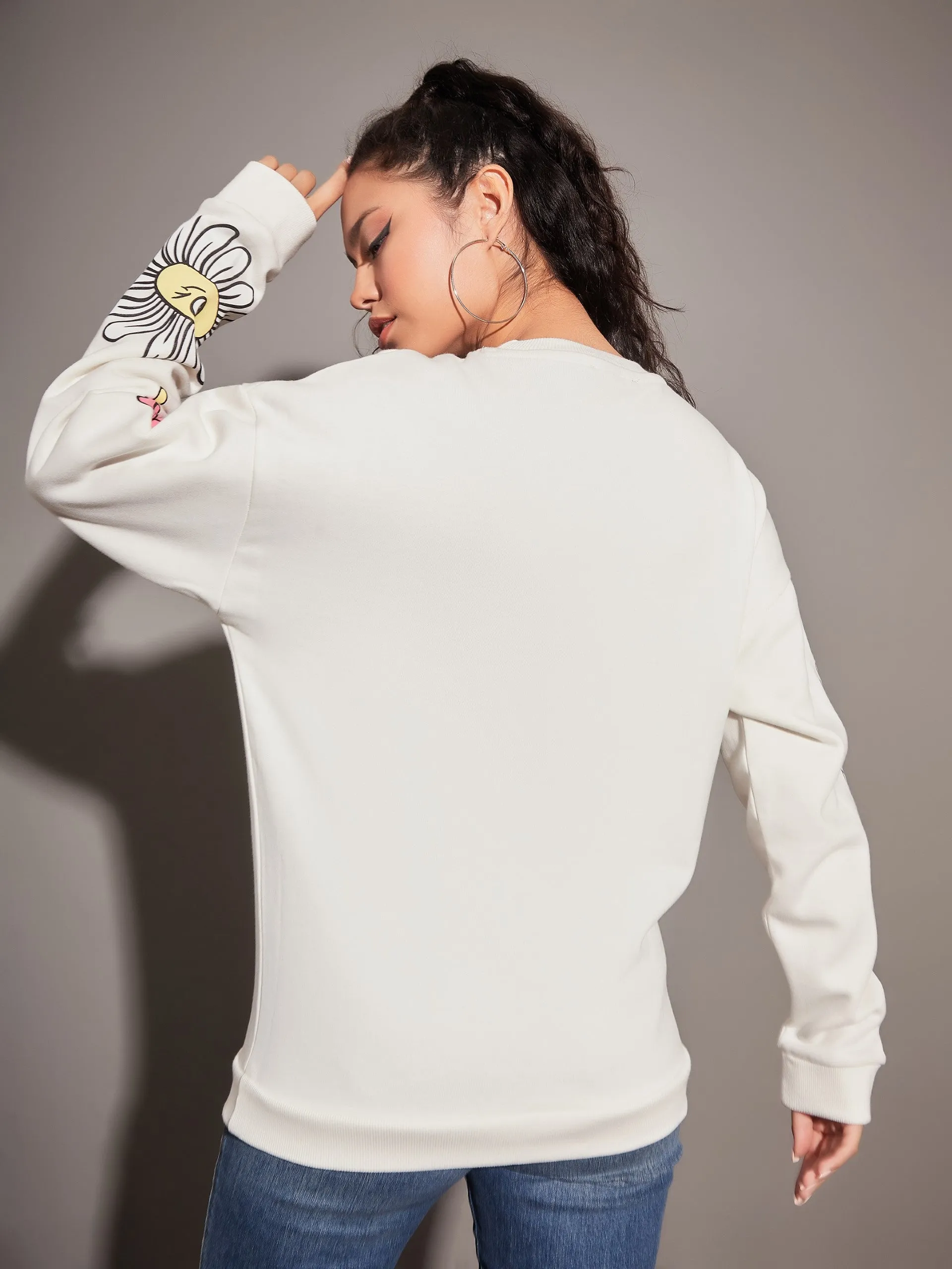 Women Off-White COOL PLANS Oversized Sweatshirt