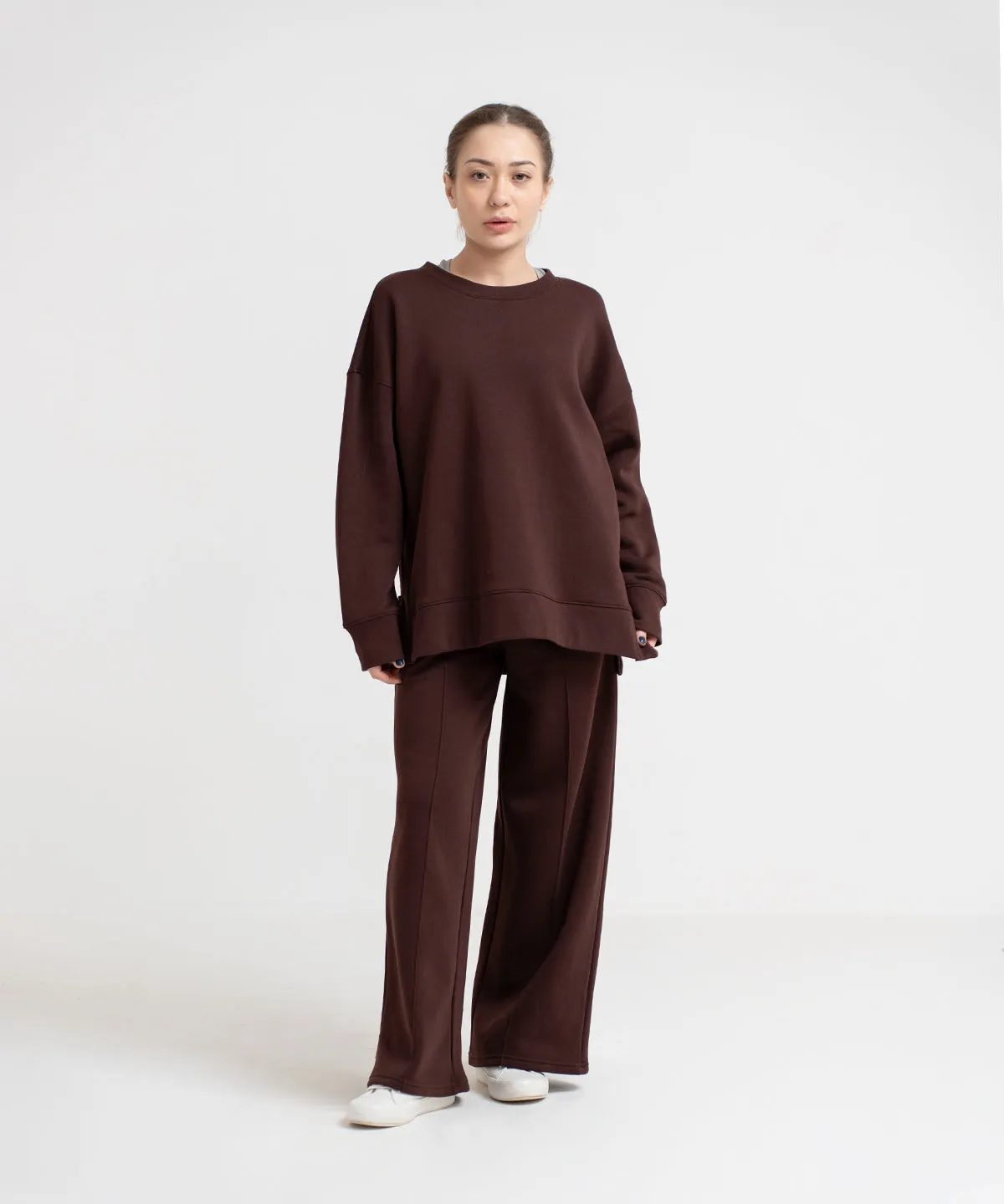 Women's Longline Zipper Sweatshirt